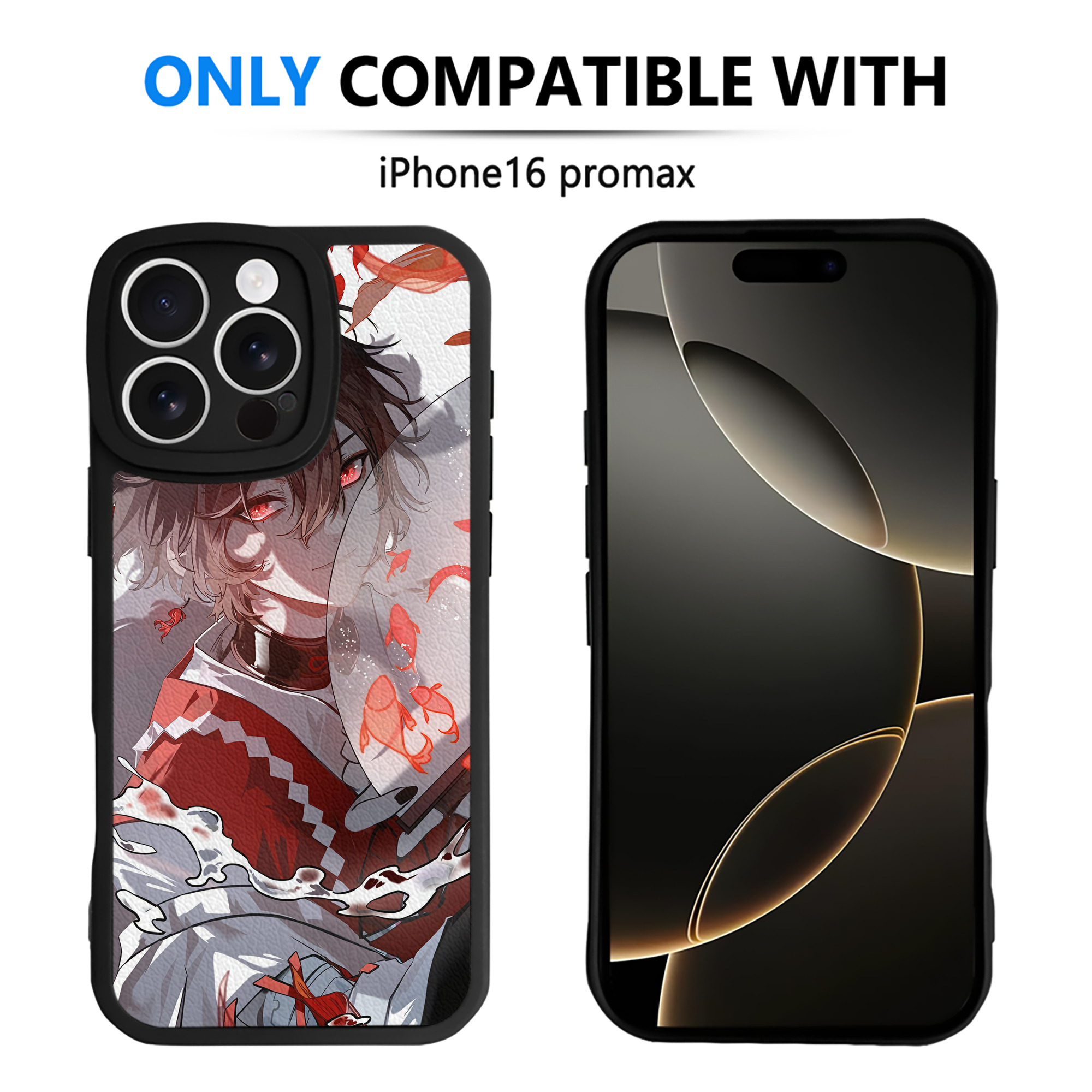 （画像用） 文豪ストレイドッグス Bungo Stray Dogs 【iPhone 16シリーズ対応】シリコンスマホケース（レザー調） 材質：シリコン